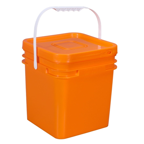 Пластиковое квадратное ведро, упаковка, увеличенная толщина