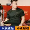 Jihua physical training suit suit summer short-sleeved shorts Quick-drying air permeable loose crew neck army fan T-shirt men
