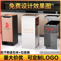 Stainless Steel Bins Hotel Lobby Concert Hall Large Sichuan Vegetable Gallery Dance Room View Reception Room Ashtrays Basin