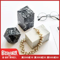 Bắc Âu tự nhiên trang sức bằng đá cẩm thạch hiển thị đạo cụ mô hình phòng khách nghiên cứu tủ rượu trang trí đồ trang trí trang trí phòng ngủ nhỏ