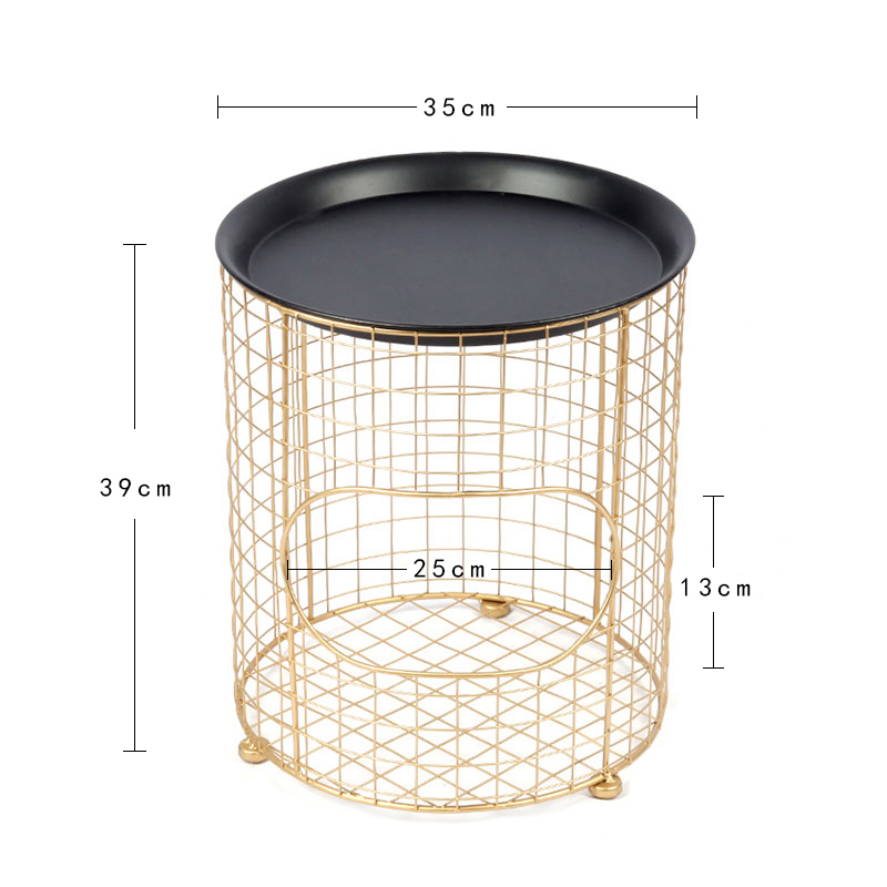 Cadence Vintage Style Iron Side Table
