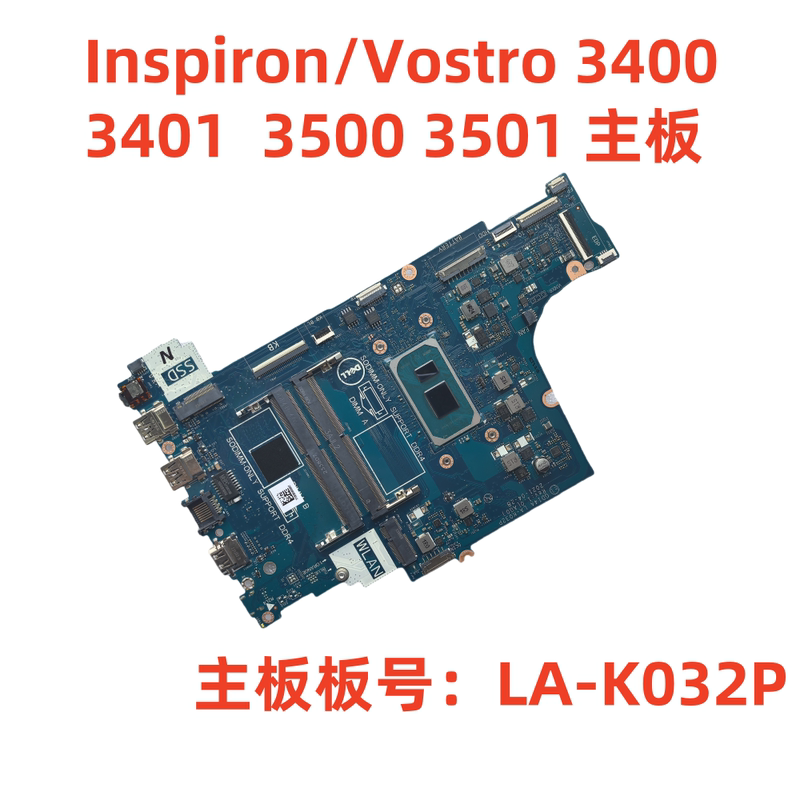 Dell Inspiron/Vostro 3400 3401 3500 3501 Motherboard La-K032P