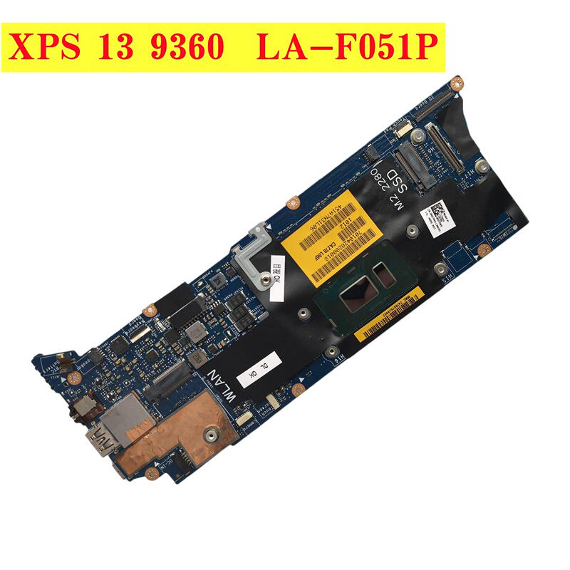 Original Dell Dell Xps 9343 9360 9370 9380 Motherboard La-F051P La-D841P