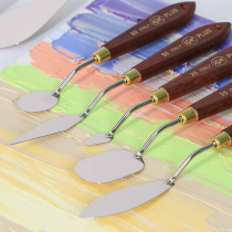 Italy imported RGM Ajim oil painting knife scraper PLUS oil paint shaping texture toning knife detail painting triangle needle tip knife professional painting material art supplies tool