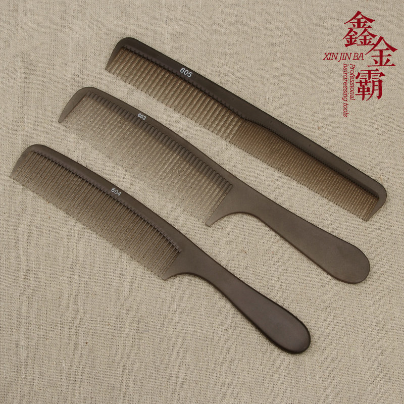 Professional Imported Beauty Hair Comb Ultra Slim antistatic Men's hair flat head Hair Cut Hair Cut Handle Middle Teeth Apple Comb