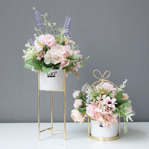 wo fake flower pendulum pieces small table flower hem flower table dining room fake flower bedroom romantic furnishing blue embroidered ball flowers