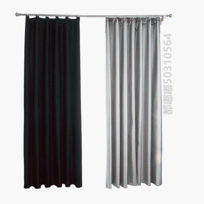 Physical black export matt black silver gray gray thickened environmental protection full blackout cloth laboratory studio curtain