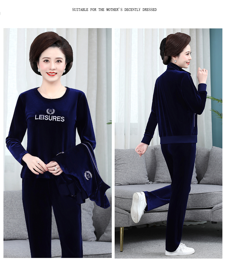 F1190 1490K ĐỒ BỘ NỮ WUHTDNG BIG SIZE NGOẠI CỠ CẢ BỘ 3 MÓN MÙA XUÂN THU ĐÔNG TRUNG NIÊN THỜI TRANG NỮ G04 SẢN PHẨM MỚI