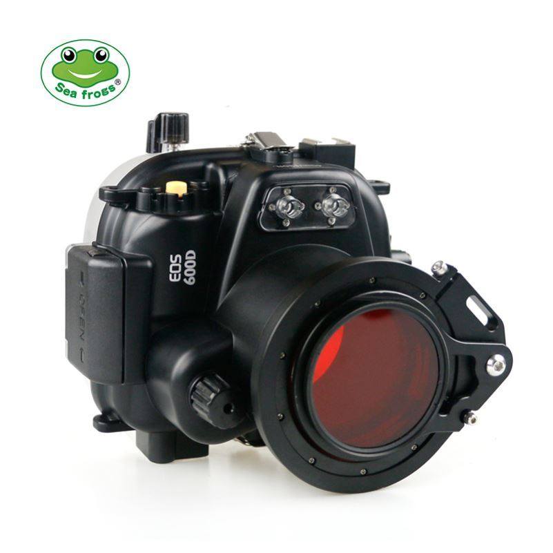 Sea frog seafrogs camera waterproof shell Canon EOS 600D underwater photographic diving shell 40 m diving equipment