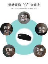 Sports hair with men and women running wearing sweat and protective head with basketball stop perspiration with gym guide sweat with headscarf tide