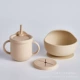 Легкая абрикосовая чашка + миска