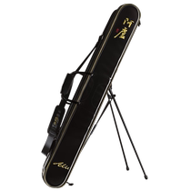 Alu rod bag multifunctional fishing gear rod bag mirror pu material bracket large space lightweight fishing bag fish gear bag