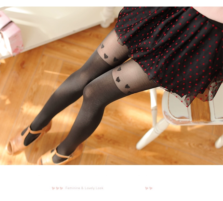 Dễ thương Harajuku phong cách vớ gầy khâu vớ giả cao đáy trên đầu gối đùi giả vớ pantyhose vớ nữ