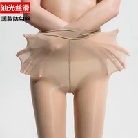 Mùa thu mới 10D quần lụa chống móc quần bụng đeo mặt nạ hông chạm đáy quần tất nữ dầu nhờn sáng chẵn quần tất nữ trong suốt
