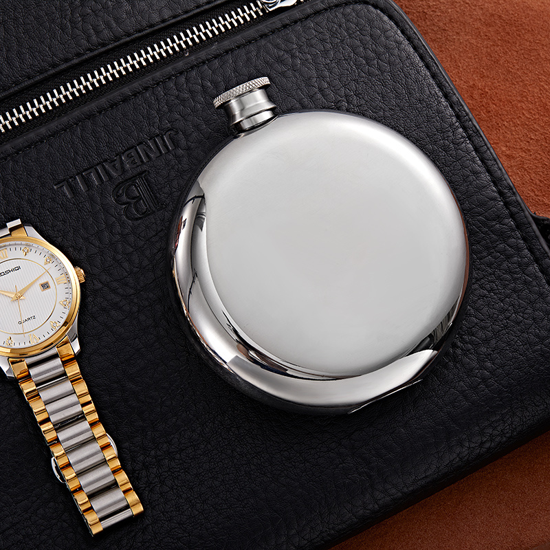 Stainless steel bottled wine 304 German-style portable metal mini three-two jug small outdoor creative ounce household