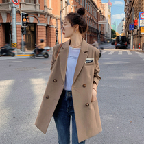Pregnant women jacket 2021 New Tide mom fashion academy style small suit small pregnant mother temperament casual suit