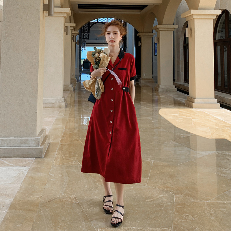 Gestational Maternity dress for summer Fashion Hot moms Fashion loose Belly Long Nepotism of late Slender Summer Dresses Blouses