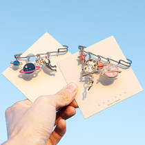 Pin decoration creative Joker fixed clothes brooch cute Japanese ins tide cardigan shawl buckle cartoon accessories