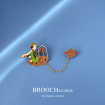 Planet Chain Small Prince Brooch 2020 New Tide Winter Lovely Day Ensemble Decorate Student Personality