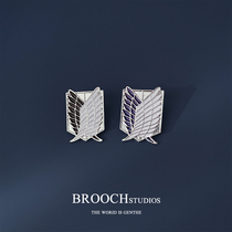 BROOCH Incoming Giant Chest Needle Free Wing Perimeter Cartoon Badge Allen Investigative Regimentation Decorations