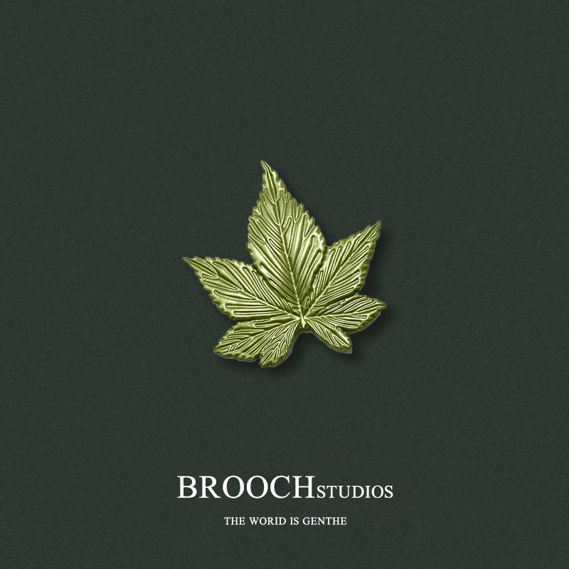 Brooch Female Upscale Botanical Flower Bag accessories Accessories Do N't Stitch Clothing Decoration Day Tie Accessories 100 lap metal badges