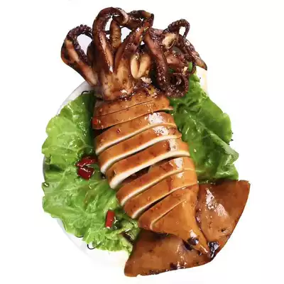 Squid open bag ready-to-eat frozen aquatic chapter eight-claw ink spicy food 400g seafood edible spicy squid