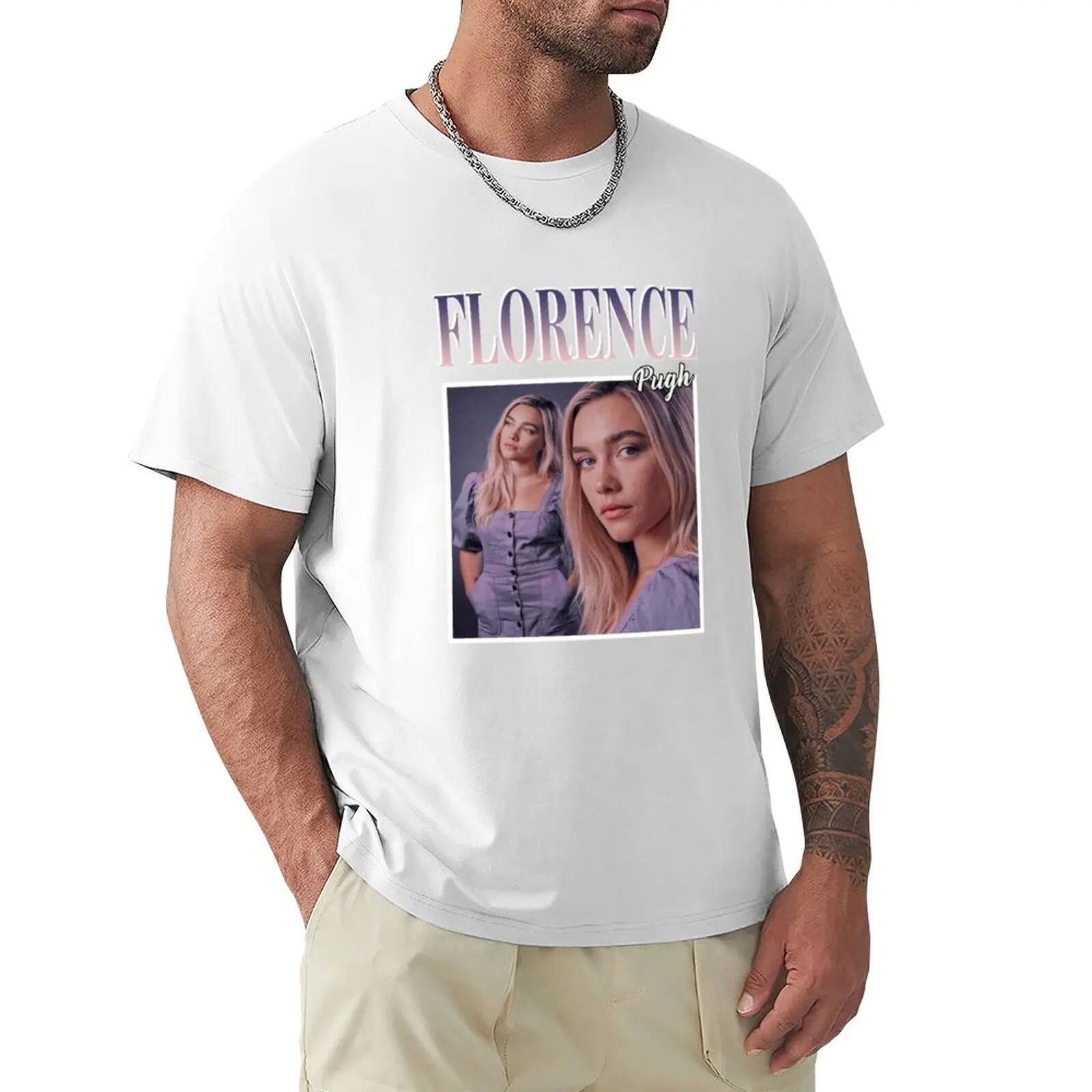 电竞t恤 florence pugh 90's vintage t-shirt cute tops graphics t shir