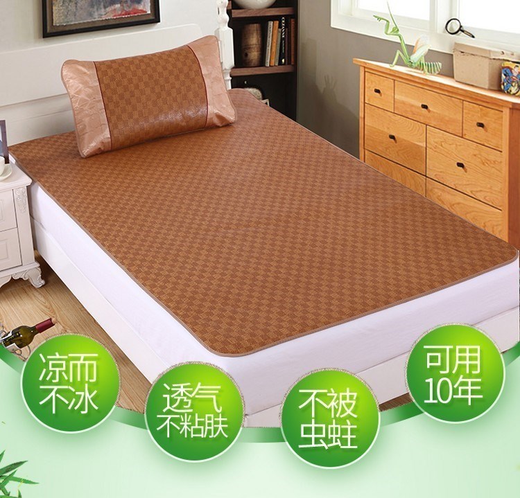 Mây ghế giường mây Thảm Xixia Teng mùa hè ghế mat ngủ mây / 80x190x90x200cm thảm giường nhà - Thảm mùa hè chiếu mành tre