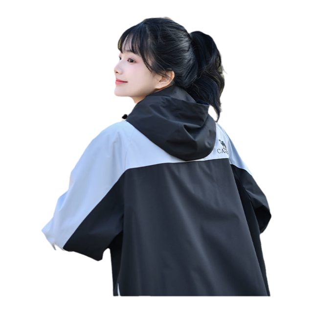 Camel windproof women's outdoor jacket water repellent