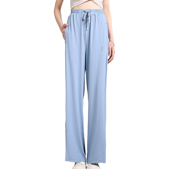 Sun protection loose sports pants running sports pants camel