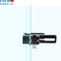 Glass door lock door lock non-opening shower room lock bathroom move push-pull door lock zinc alloy screen lock