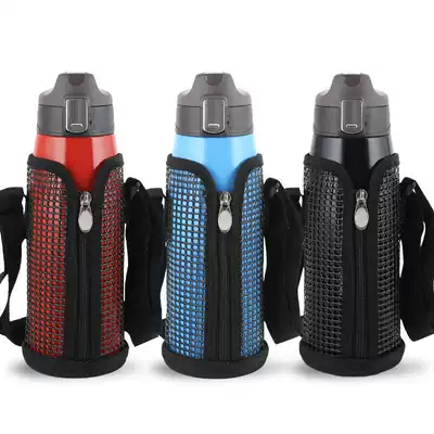 Stainless steel double insulation cup large capacity insulation outdoor travel pot Warm kettle sports kettle Car 0 75L