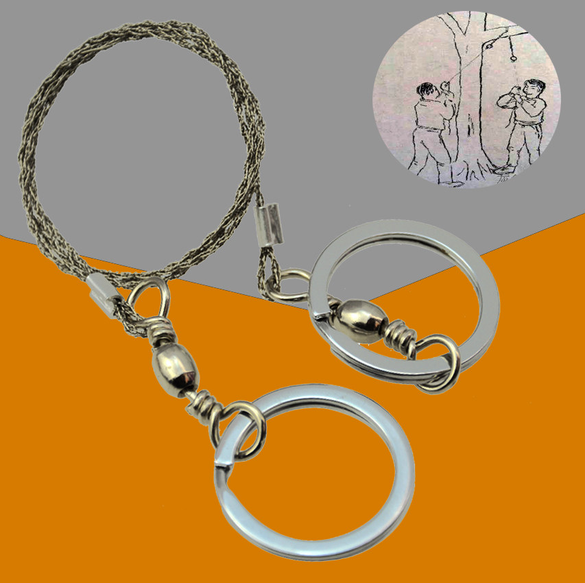 4 shares outdoor field coursework with hand wire saw wire saw line saw Wanuse mountaineering wild camping begging for supplies tools