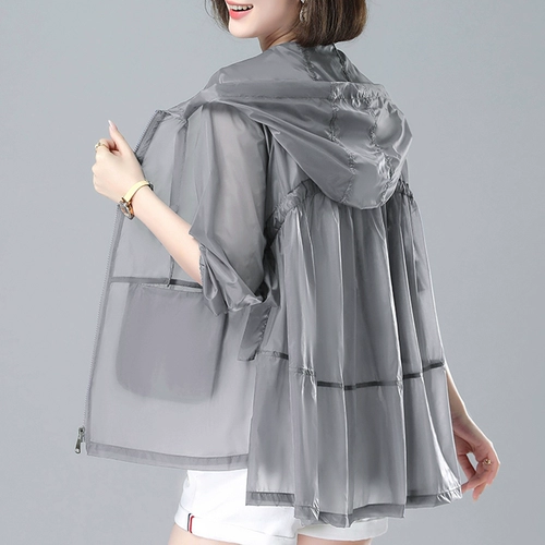 Летняя тонкая одежда для защиты от солнца, дышащий лонгслив, куртка, кардиган, оверсайз