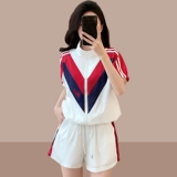 Спортивный костюм, модный комплект, городской стиль, в западном стиле