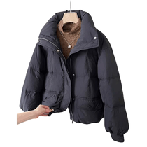 Down jackets and cotton jackets for women 2024 autumn and winter high-end cotton coats and jackets hot style jackets short and thickened for small people