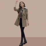 Плащ, осенняя куртка, изысканный стиль, подходит для подростков, длина миди