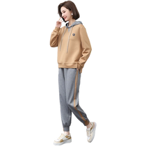 2024 Spring Autumn Season New Ladies Sportswear Suit Casual Fashion Two Sets Sweatshirt Foreign Air Weight Reduction Trendy