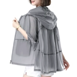 Летняя тонкая одежда для защиты от солнца, дышащий лонгслив, куртка, кардиган, оверсайз