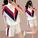 Спортивный костюм, модный комплект, городской стиль, в западном стиле