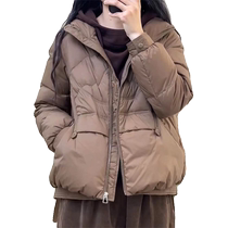 Down jacket for women 2024 autumn and winter new style small fashion popular cotton jacket stand collar cotton jacket warm short jacket trendy