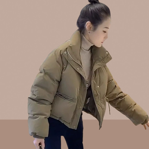 Демисезонный пуховик, короткая утепленная куртка с пухом, подходит для подростков