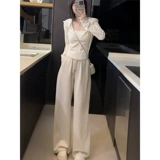 Спортивный комплект для отдыха, спортивная толстовка с капюшоном, подходит для подростков