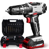 25V lithium electric drill 24V two-speed charging drill pistol electric drill multi-function household electric screwdriver electric batch gun