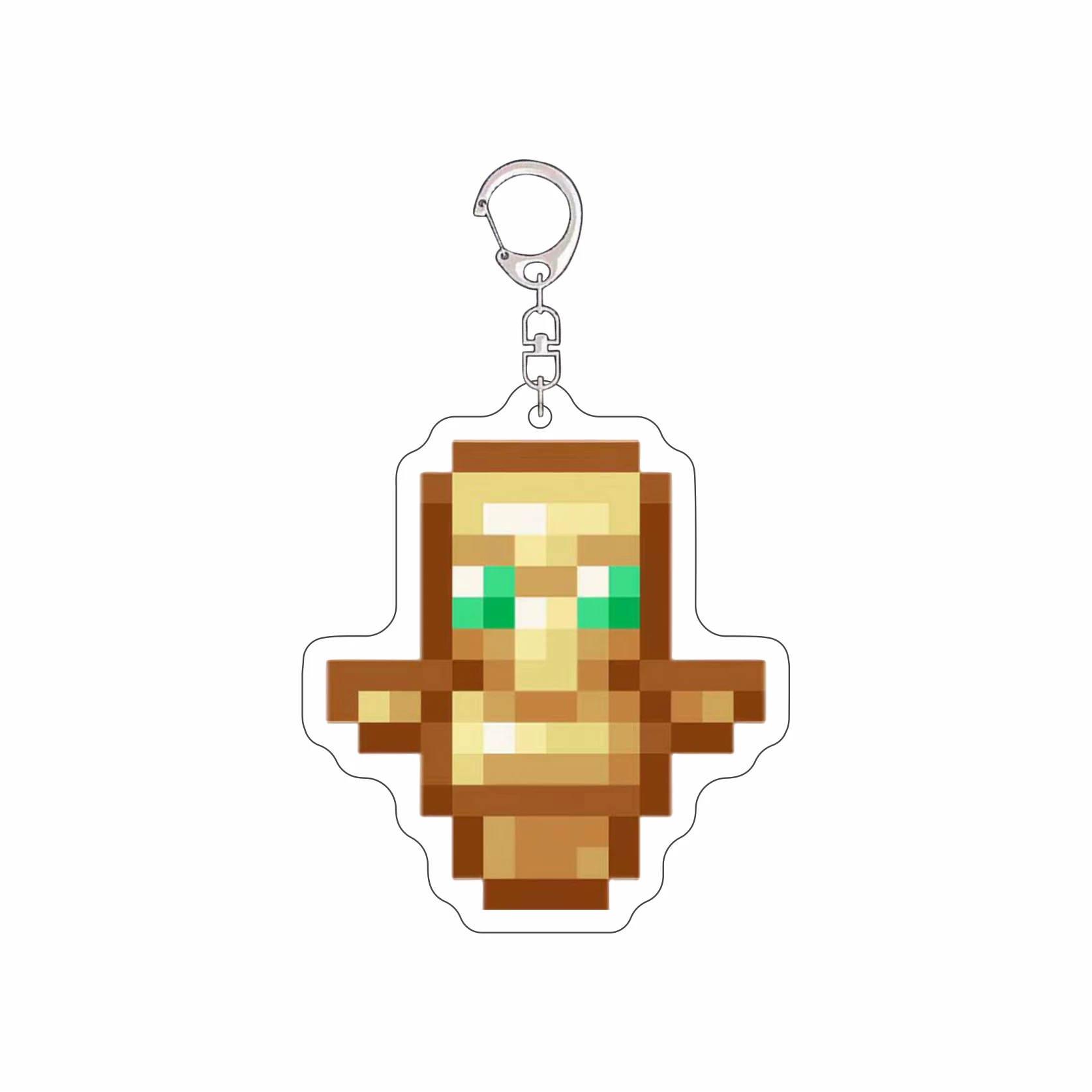 Мир моего Minecraft окружающий прозрачный брелок Нежить тотем Diamond Sword мультяшный школьный подвеска