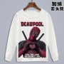 Bộ phim Marvel bảo vệ áo len nam dài tay Anime Deadpool xung quanh mùa thu và mùa đông phim hoạt hình nữ sinh ảnh nhãn dán cute