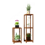 Цветочные стойки, крытый твердый дерево многослойный балкон -балкон декоративная посадка гостиная, сочный зеленый горшок железный горшок железный набор растений