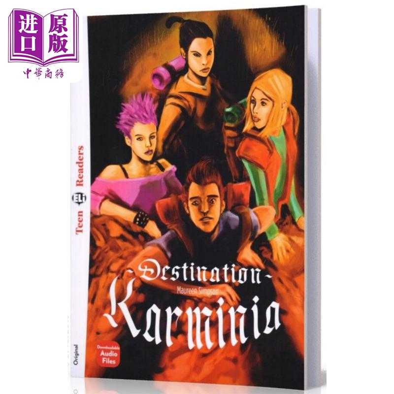 [Imported Original Edition] Destination Karminia Destination Karminia with Audio Exercises and Answers B1-Level with Audio English Original Edition English Graded Reading Material//