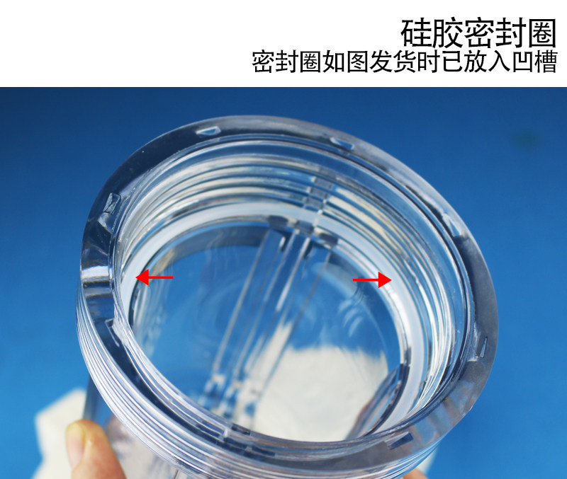 Фильтр для воды 10寸透明滤瓶 2分4分6分可选前置配件净水机通用10寸初级滤芯as瓶