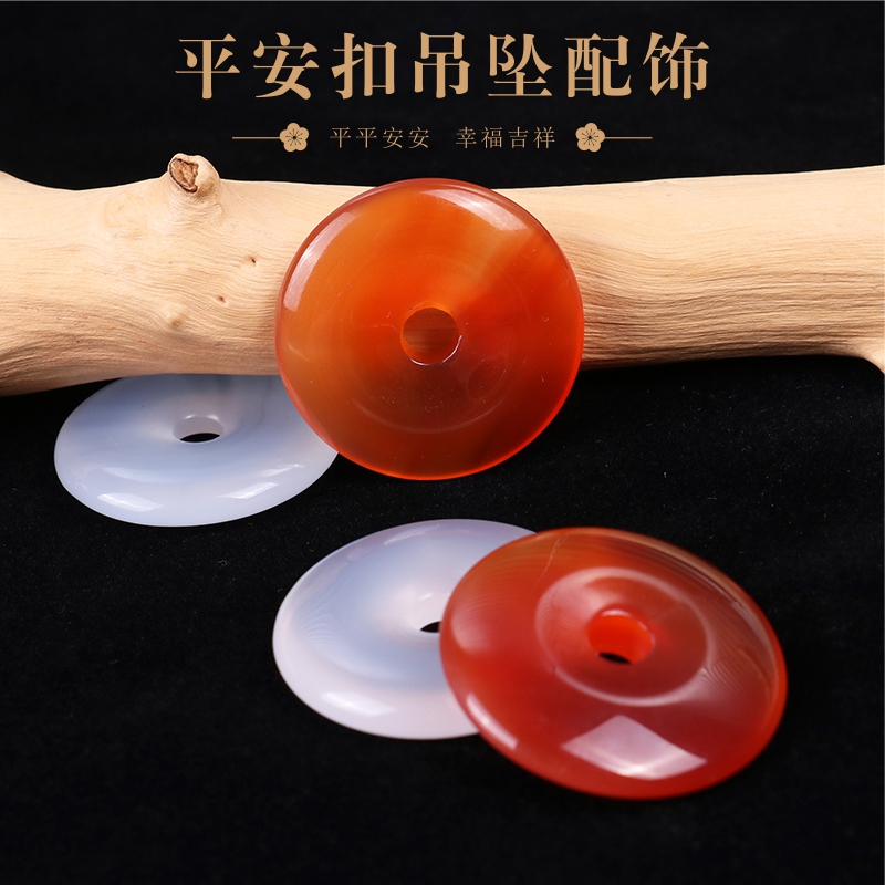 Gold Quan Hua Manau Safety Buckle Ornament Accessories Hand Woven Hand-made Necklace Pendant Accessories Diy Material